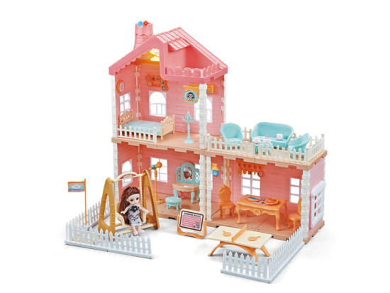 玩具女孩过家家公主城堡娃娃屋房子别墅男女童3到6岁儿童生日礼物