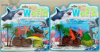 6只PVC海洋套 动物模型玩具