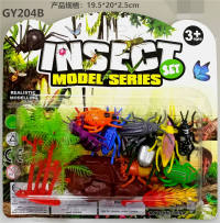12只PVC喷漆甲虫套装 动物模型玩具