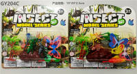 9只PVC喷漆昆虫套 动物模型玩具