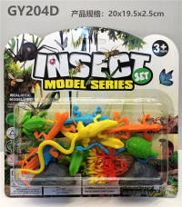 12只PVC实色两栖动物 动物模型玩具