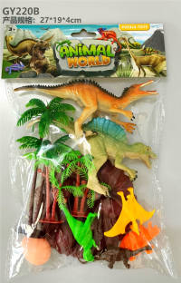 PVC恐龙套 动物模型玩具