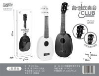 21寸仿真圆形黑白吉他音乐乐器玩具