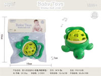 婴儿牙胶摇铃小乌龟：改（单色） 摇铃玩具 婴儿玩具
