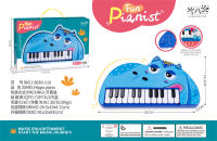 河马小钢琴玩具 电子琴玩具 音乐玩具 乐器玩具（22键）