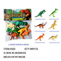 6寸空心恐龙6只 恐龙玩具