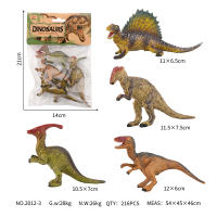 5寸实心复古肿头龙模 恐龙玩具