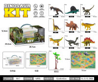 空心恐龙9只 恐龙玩具