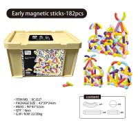 早教磁力磁力棒玩具 积木玩具 益智玩具182PCS