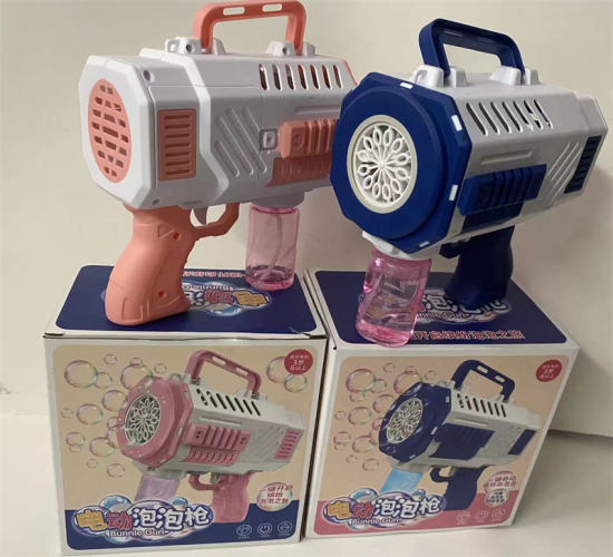 12孔自动泡泡枪玩具 流行玩具 爆款玩具
