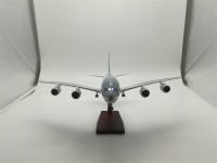 380卡塔尔飞机模型带灯带轮 航模礼品定制厂家