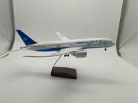 787厦航飞机模型带灯带轮 航模礼品定制厂家