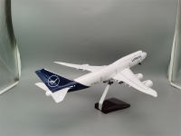 747-8汉莎新涂装飞机模型玩具 航模礼品定制厂家