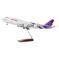 747泰航飞机模型玩具带灯带轮 航模礼品定制厂家