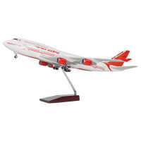 747印度飞机模型玩具带灯带轮 航模礼品定制厂家
