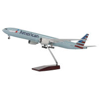 777美航飞机模型玩具带灯带轮 航模礼品定制厂家