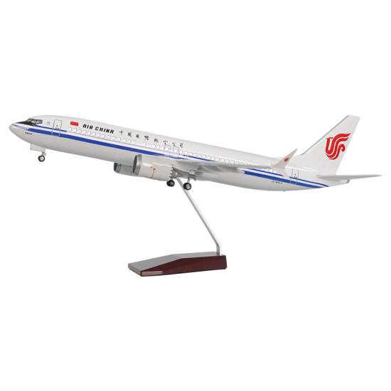 737MAX8国航飞机模型玩具 航模礼品定制厂家