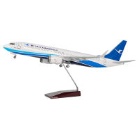 737MAX8厦航带灯带轮 飞机模型玩具 航模礼品定制厂家