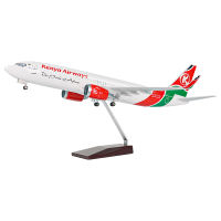 737-800肯尼亚带灯带轮 飞机模型玩具 航模礼品定制厂家