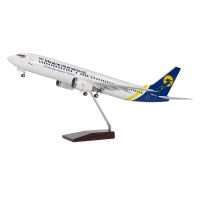 737-800乌克兰带灯带轮 飞机模型玩具 航模礼品定制厂家