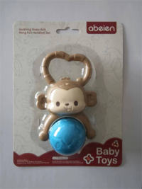 艾贝恩婴儿猴子摇铃玩具 母婴玩具