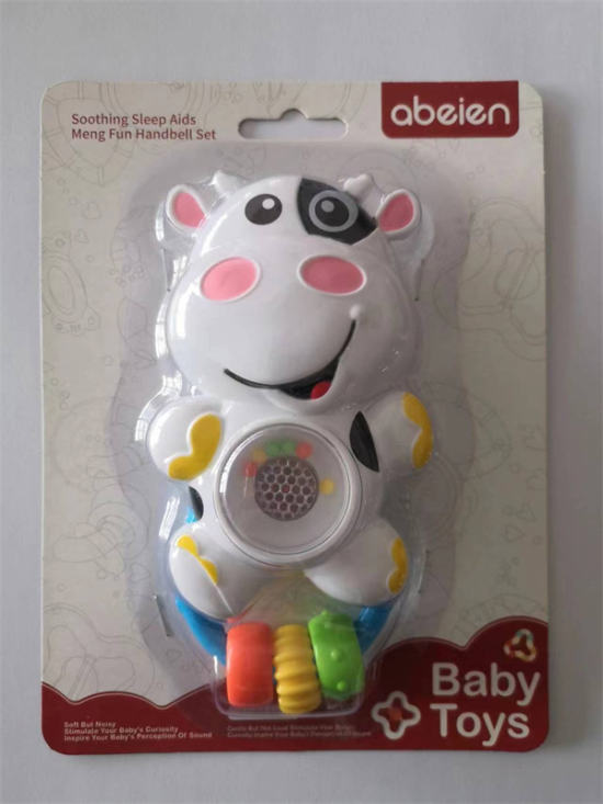 艾贝恩婴儿音乐奶牛摇铃玩具 母婴玩具