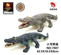 小号搪胶鳄鱼动物玩具