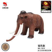 猛犸象搪胶动物玩具