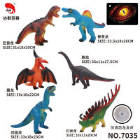 14英寸搪胶恐龙玩具（6款混装带IC叫声）