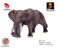 14英寸搪胶动物大号大象 野生动物玩具（带IC叫声)