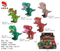 卡通小恐龙恐龙玩具 动物玩具6款混装（一展示盒12只）