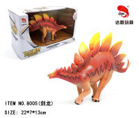 剑龙恐龙玩具 动物玩具（实心TPR恐龙模型玩具）