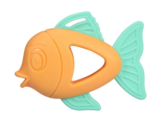 鱼婴儿玩具 早教益智 摇铃玩具（可水煮牙胶摇铃散装）