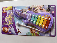 苏菲亚吉他7音手敲琴玩具 益智早教 音乐玩具