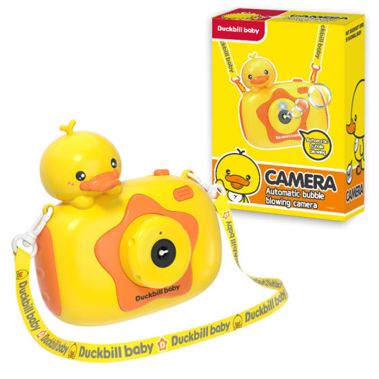 欣乐儿鸭嘴兽泡泡相机（黄色）电动泡泡玩具