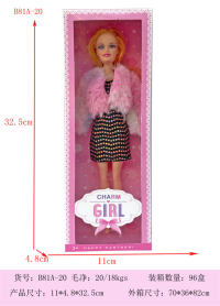 11寸实身芭比单款 芭比娃娃玩具