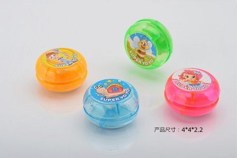 赠品玩具透明卡通中溜溜球玩具 YOYO球玩具